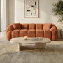 Atelier Del Sofa Octavio - Sofá de 3 plazas Rojo teja